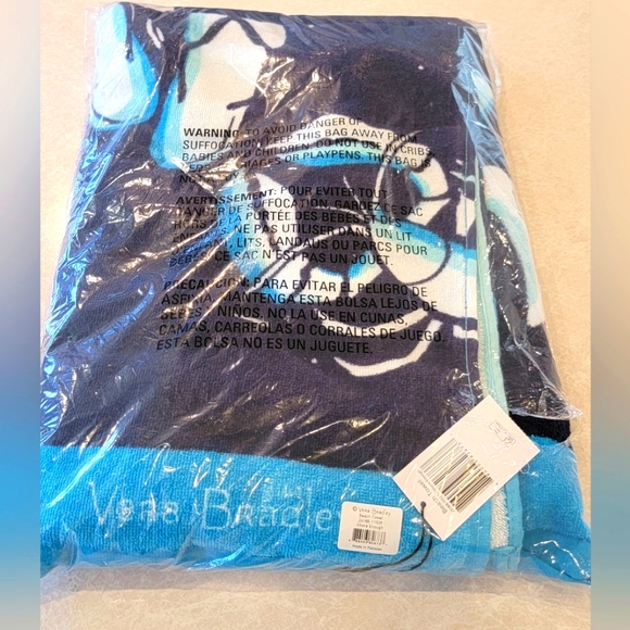3pc Set of Vera Bradley Shore Enough, sling bag, beach towel & luggage tag! NWT - Picture 7 of 8